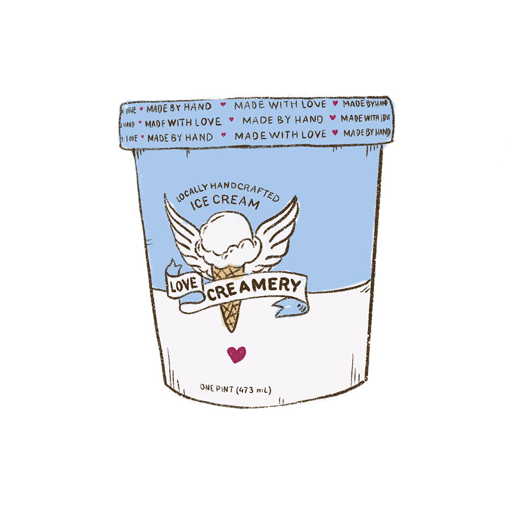 Ice cream illustration