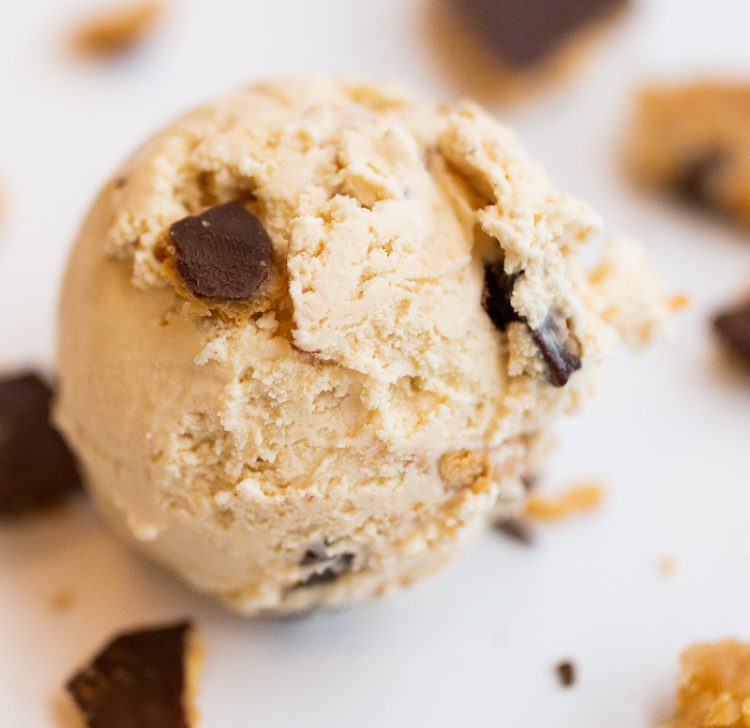 love creamery salted crack caramel ice cream scoop