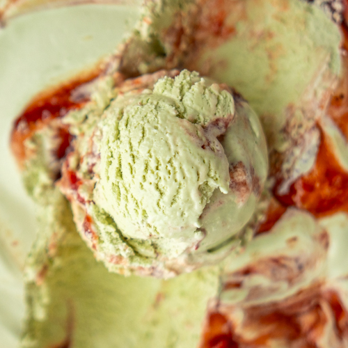 Strawberry Basil ice cream from Love Creamery in Duluth MN Superior WI