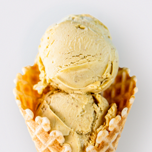 Vegan Pistachio ice cream from Love Creamery